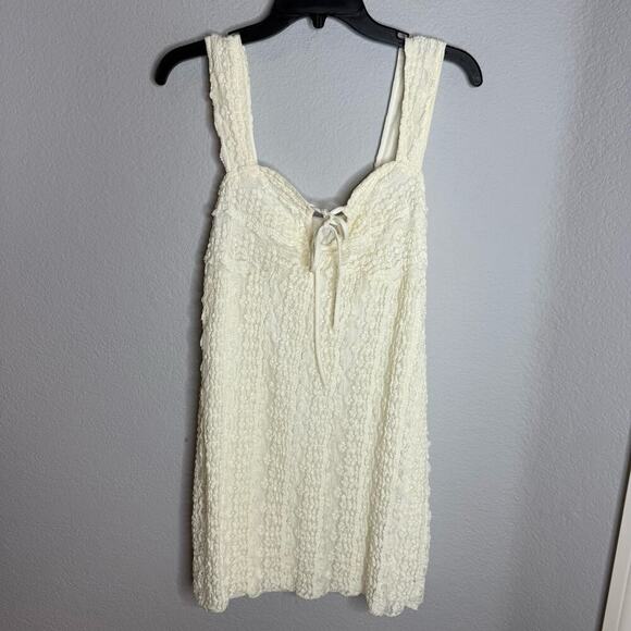 NWT 12th Tribe White mini Dress - Picture 2 of 4